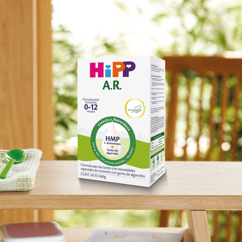 Fórmula HiPP A.R. 0–12 Meses