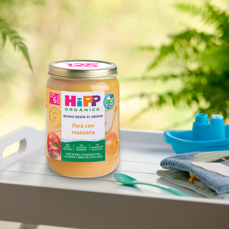 HiPP - Papilla Orgánica de Pera con Manzana