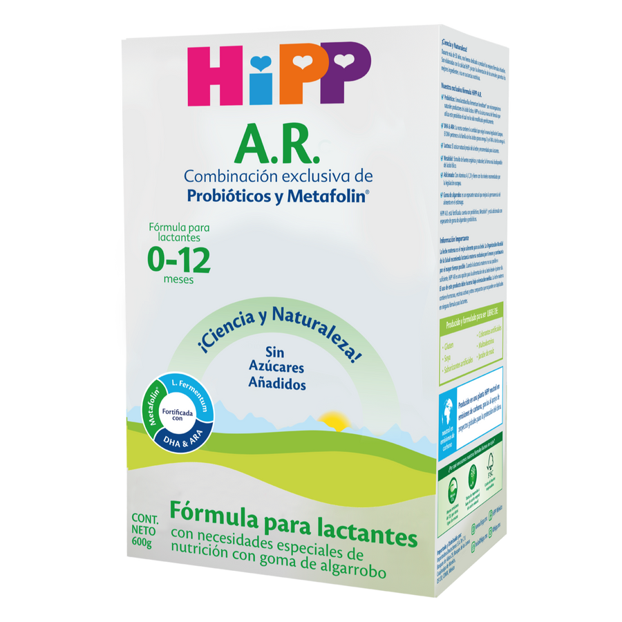 Fórmula HiPP A.R. con Algarrobo 0–12 Meses