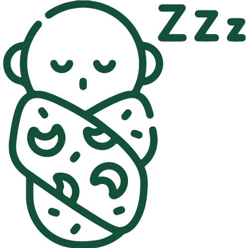 icono de bebe dormido