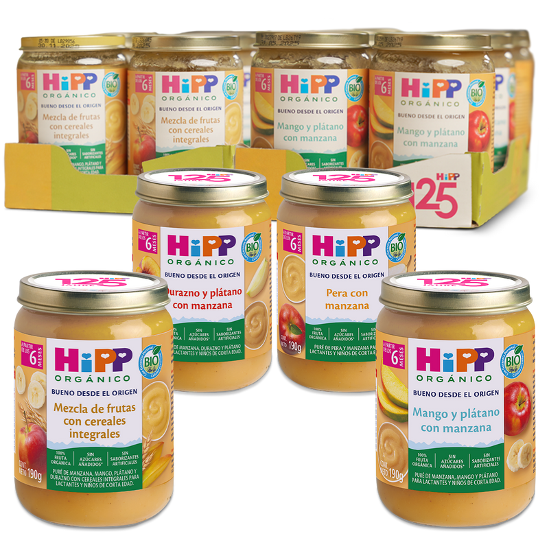 papilla de frutas para bebe