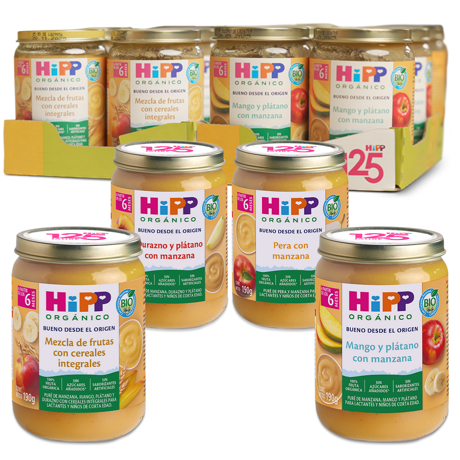 papilla de frutas para bebe