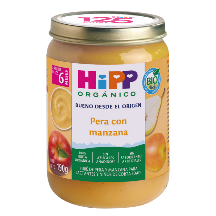 pure de manzana para bebe
